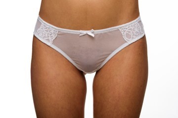 Picture of Margot - microtul with lace thong panty