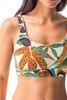 Imagen de Bábaro - Bikini Top Reversible Estampado Tropical